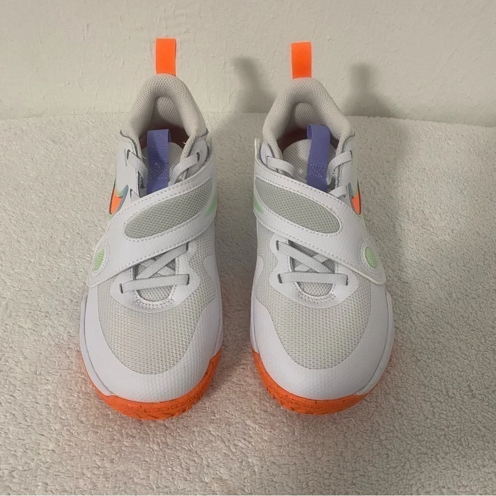 Nike Team Hustle D 11 PS [DV8994-103] Preschools Basketball Shoes 2Y White